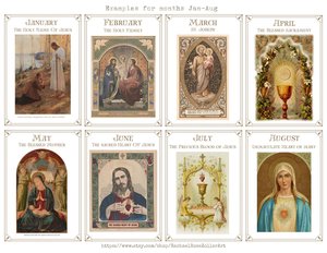 Catholic Liturgical Months of the Year Homeschool Art and Prayer